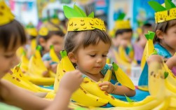 幼儿手工香蕉，幼儿手工香蕉头饰