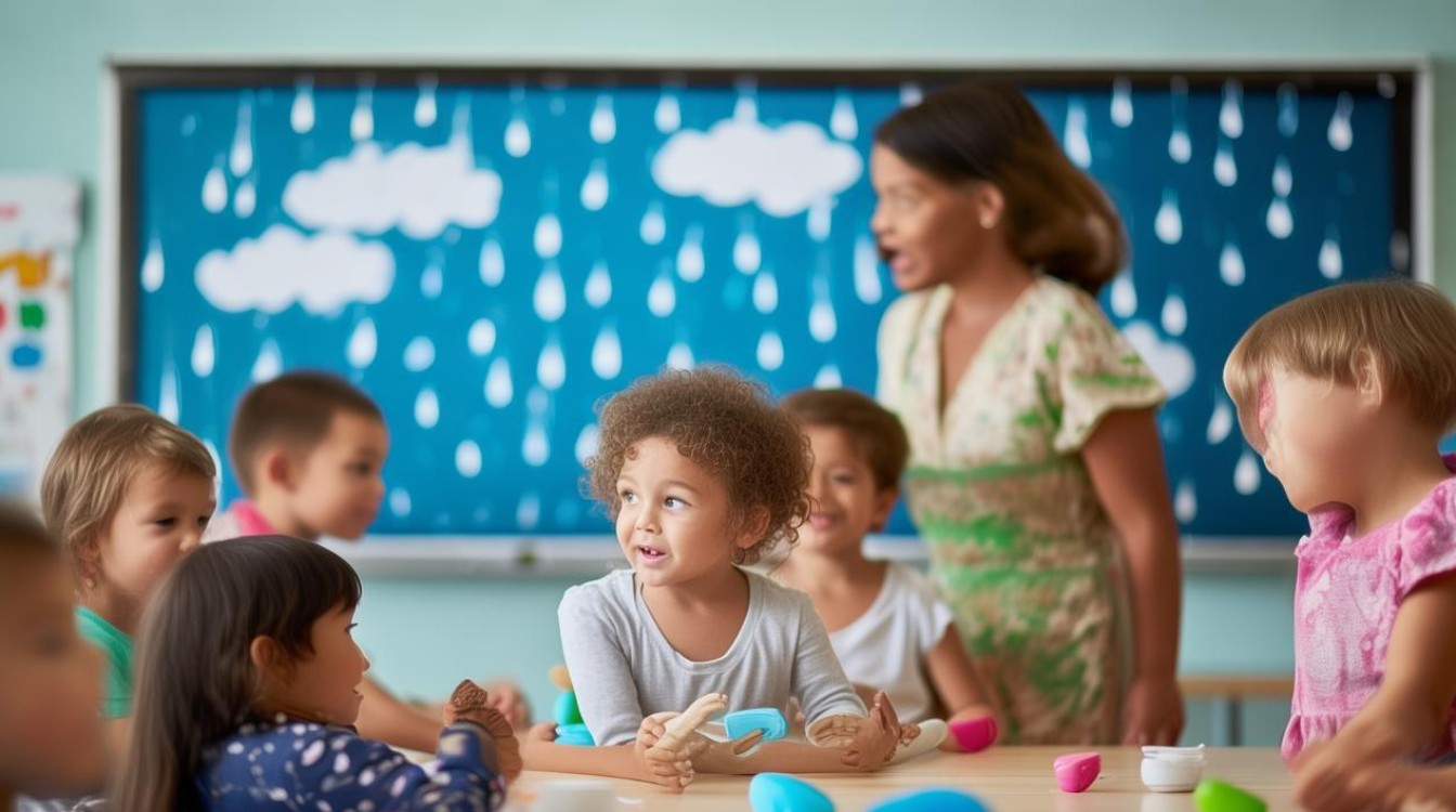 中班幼儿如何设计有趣的毛毛雨主题活动教案？-图3