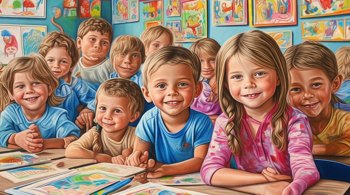 蜡笔画幼儿园如何用艺术点亮孩子的早期教育？-图1