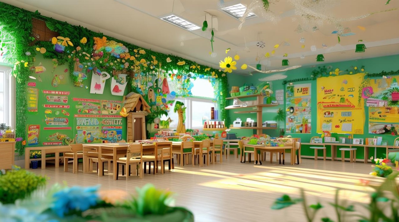 春天幼儿园布置图如何体现幼儿早教环境设计新趋势？-图4