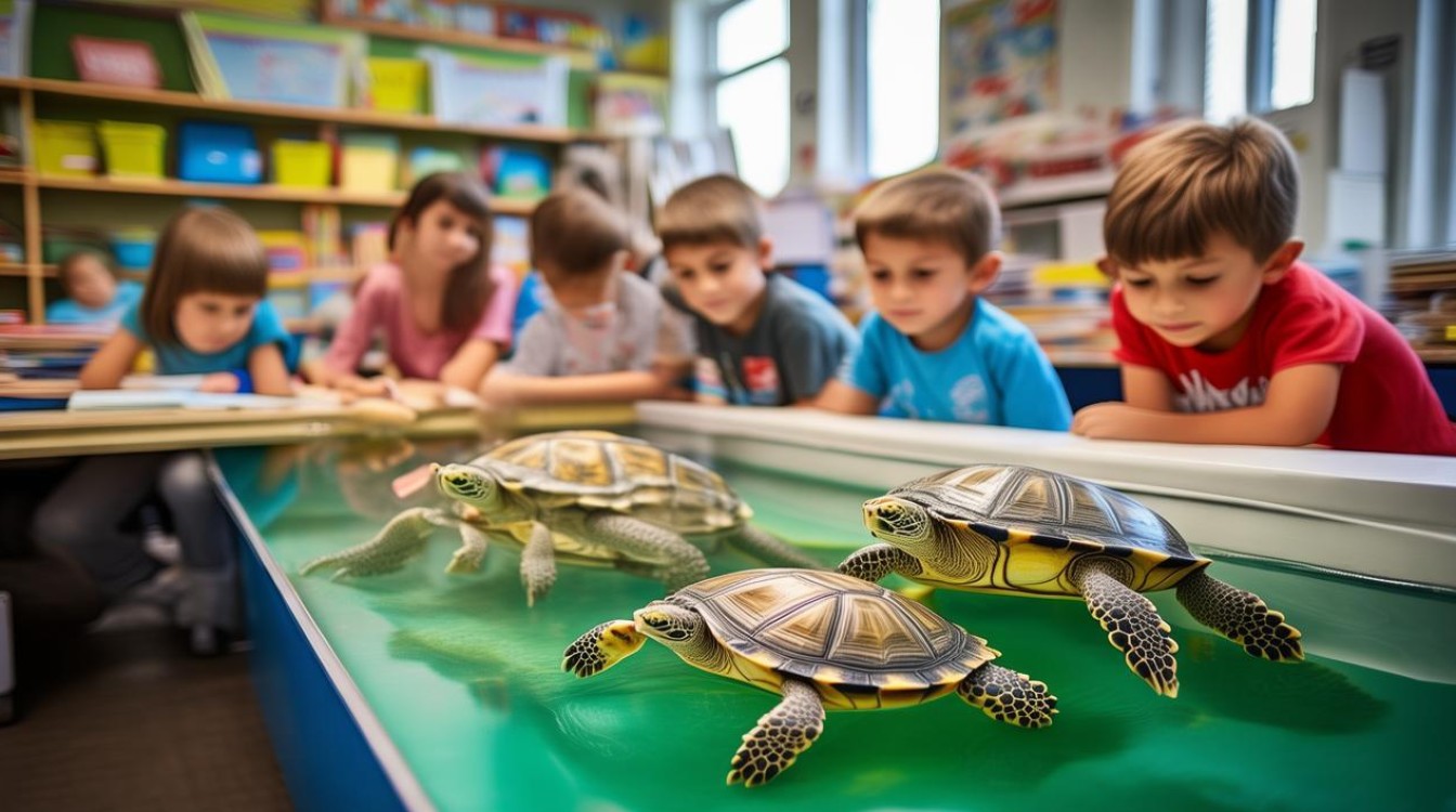 如何在幼儿园通过饲养乌龟开展科学观察与教育实践？-图3