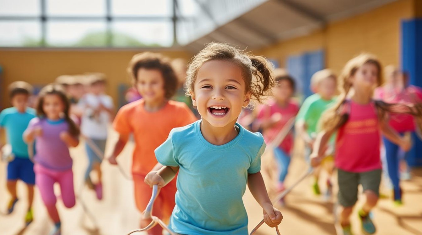 如何设计有效的中班幼儿体育跳远教案？-图2