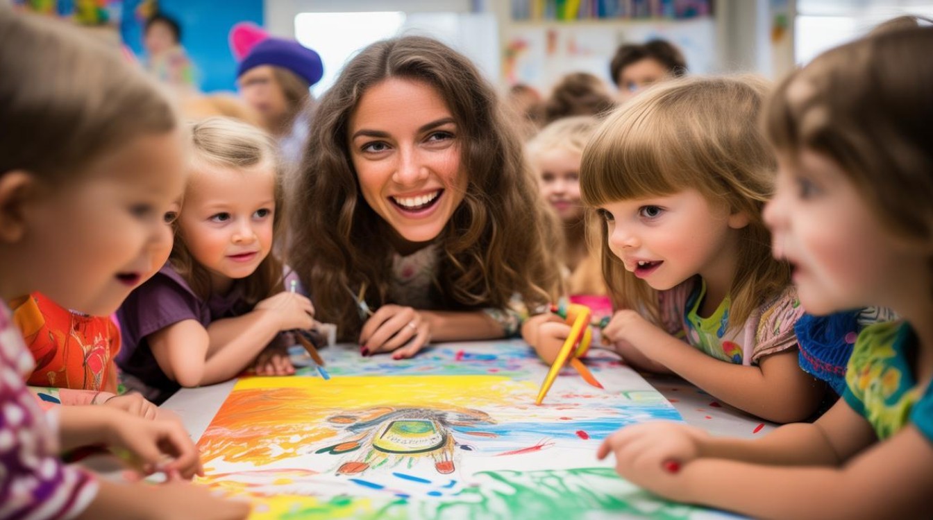 如何通过小羊画画艺术启蒙促进幼儿园大班幼儿成长？-图1