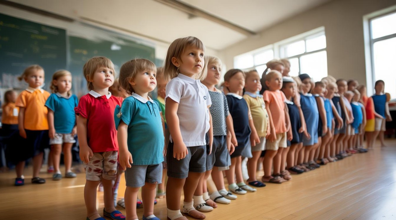 如何通过幼儿排队常规培养秩序感与社交能力？-图1