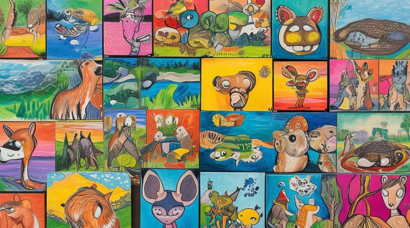 幼儿中班绘画，幼儿中班绘画作品图片大全-图1