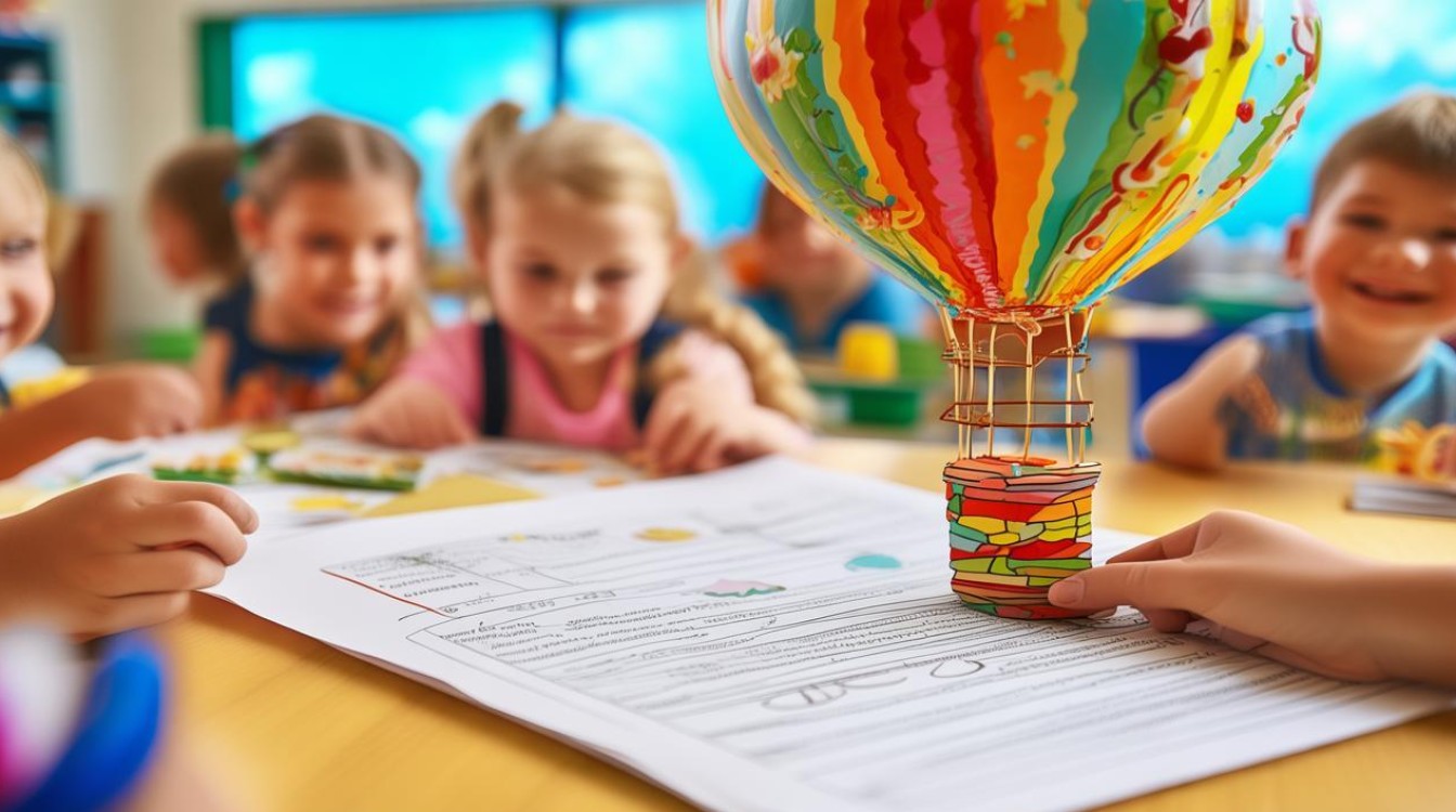幼儿园手工自制热气球，幼儿园手工自制热气球教案-图1